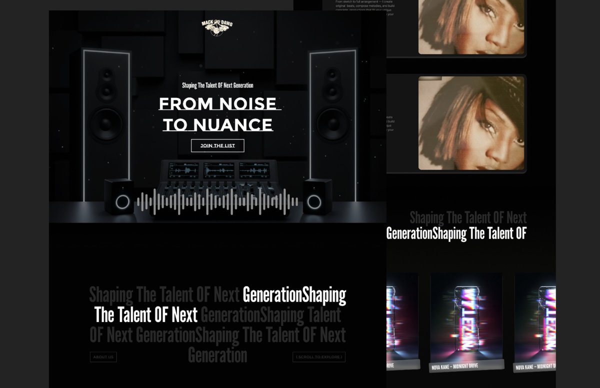 RebazTurab72584's tweet image. Studio Landing page Design
#FramerChallenge #figmadesign #kawikwik #mehdi