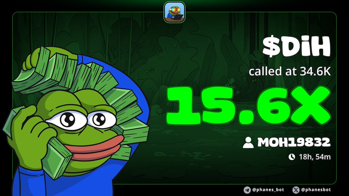 15.6x in a red market.
No noise — pure execution. 💸💥
7EoxBarbcbdmibuTZ4MgWzuBNQkXqKuonjfD7Eyepump
 VIP Access → DM: t.me/moh19832