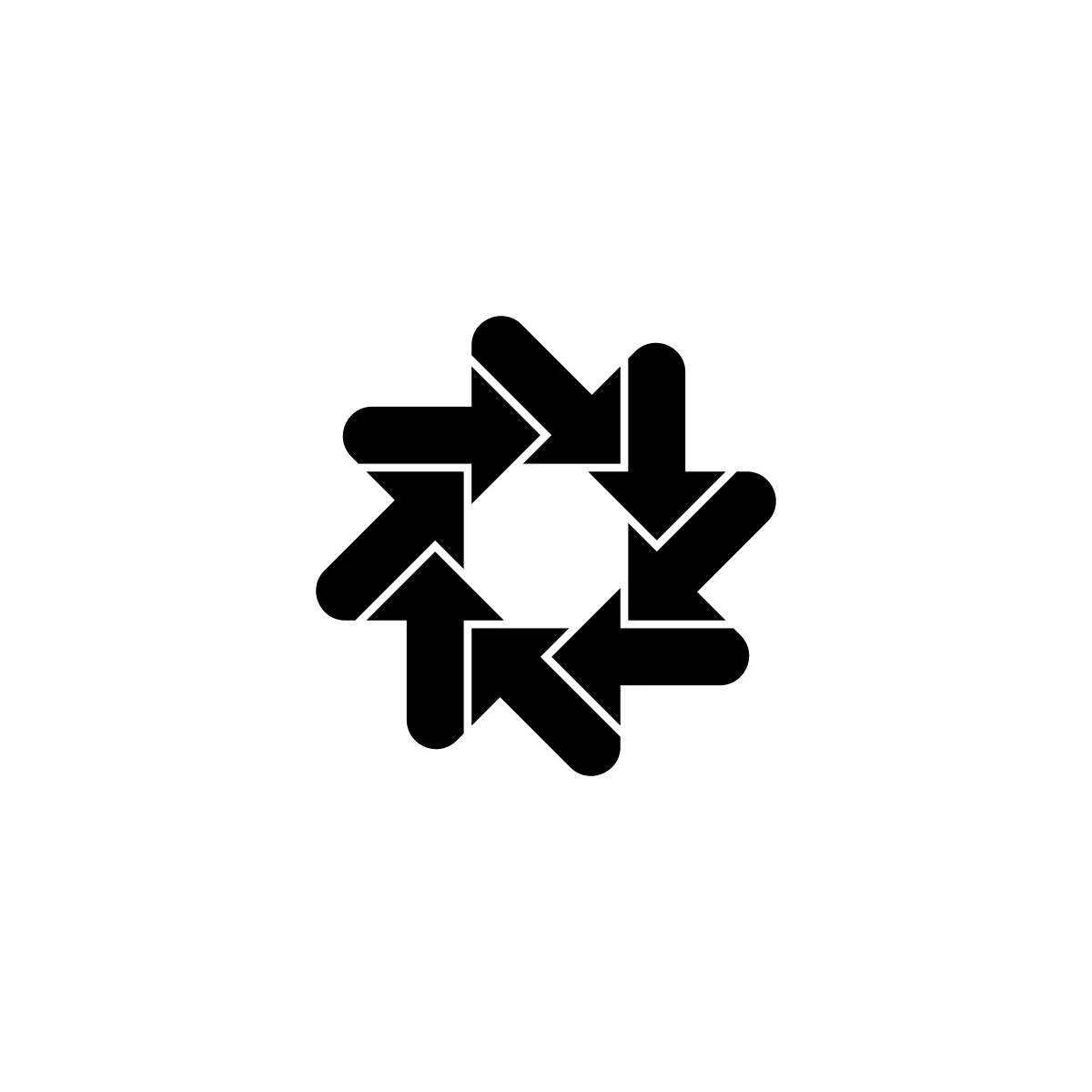 arrow saw wheel logo design