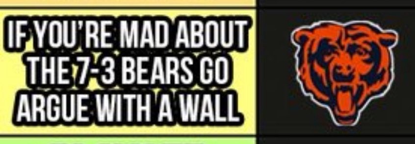 Exactly this. Computer nails it again. #DaBears