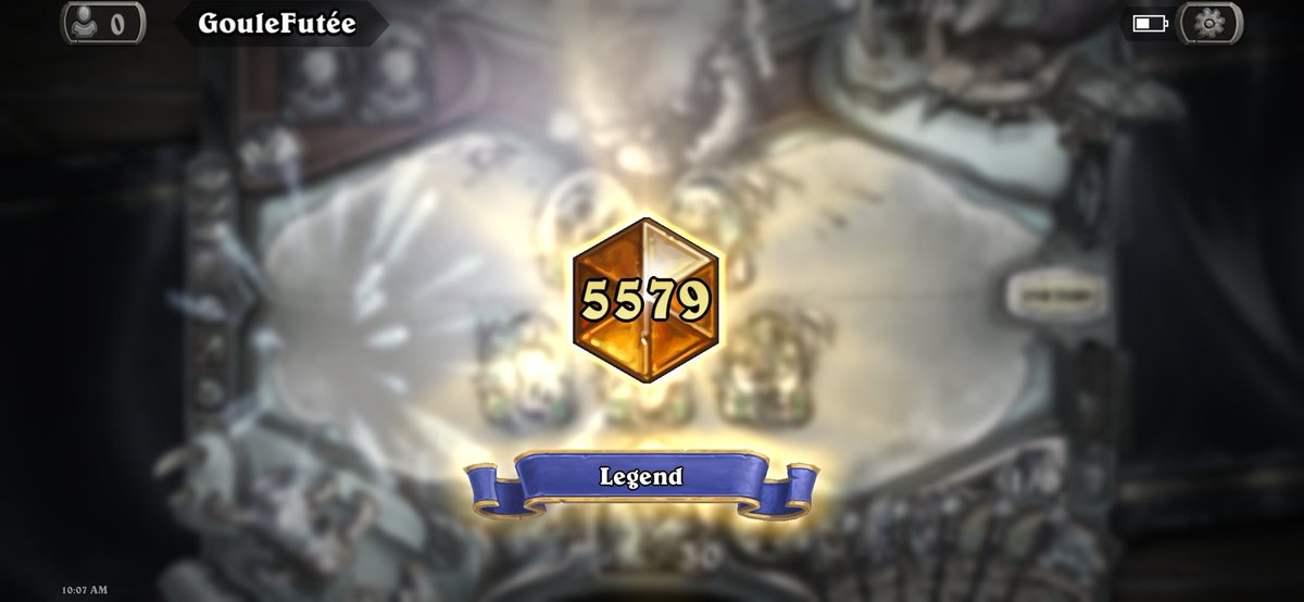 Once again decided to get back into HS. Late legend for me but did it with shaman. Could have gotten there sooner if I didn't miss lethal like 358 times at diamond 1. But no problem we got there.