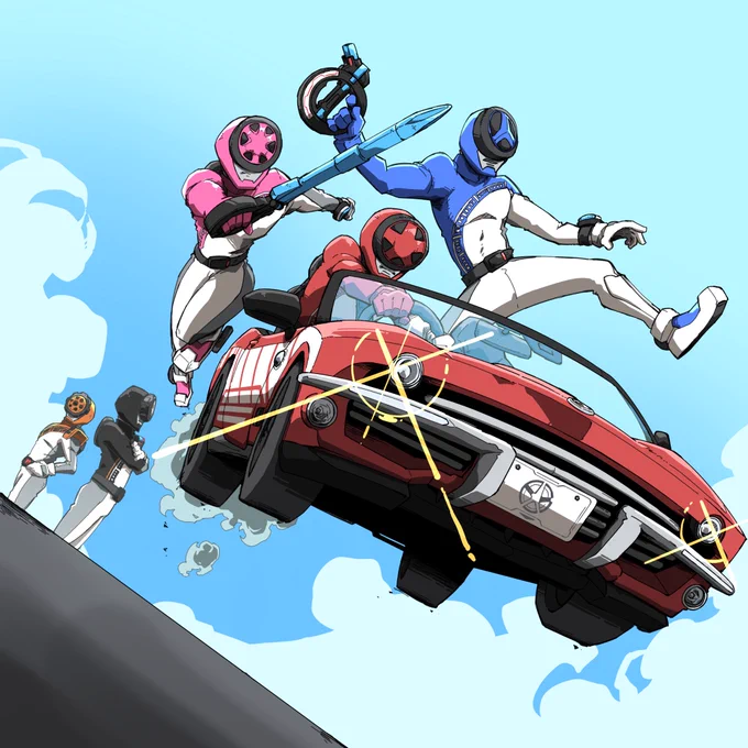 #このタグを見た人は黙って乗り物に乗ったキャラを貼れ