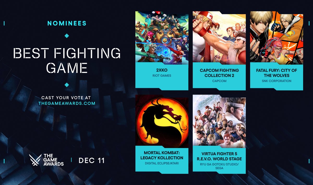 TeamGOGOeSports's tweet image. 🔥 GIVEAWAY TIME 🔥

With FATAL FURY: City of the Wolves officially nominated for Best Fighting Game at #TheGameAwards we’re celebrating BIG. 👑🎮

We’re giving away ONE FREE COPY of Fatal Fury: City of the Wolves 🐺💥

HOW TO ENTER:
❤️ Like
🔁 Retweet
👥 Tag 2 friends
📅 Ends…