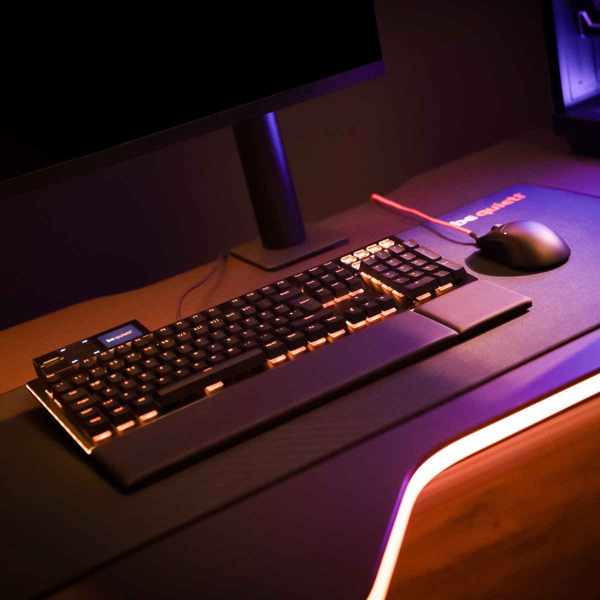 bequietofficial's tweet image. Dark Mount - Silent mechanical gaming

▪️Factory-lubricated be quiet! silent linear or tactile switches
▪️3 layers of sound-proofing inside the keyboard body
▪️Factory-lubricated stabilizers with cushioned contact between stabilizer and PCB

#bequiet #GamingGear #GamingKeyboard