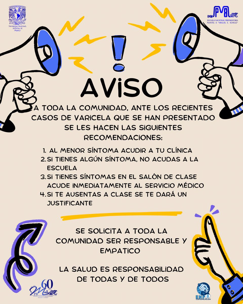 AVISO A TODA LA COMUNIDAD