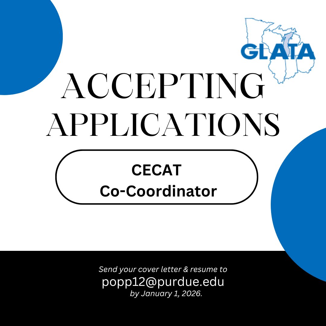 GLATA_updates's tweet image. #GetExcited to Get Involved! GLATA is searching for a few excited ATs who want to give back to our profession. Wanting more details? Check our other SM platforms that don&apos;t limit characters 😉
Submit CV/Letter of Interest to LATA President Jennifer Popp by January 1, 2026.
