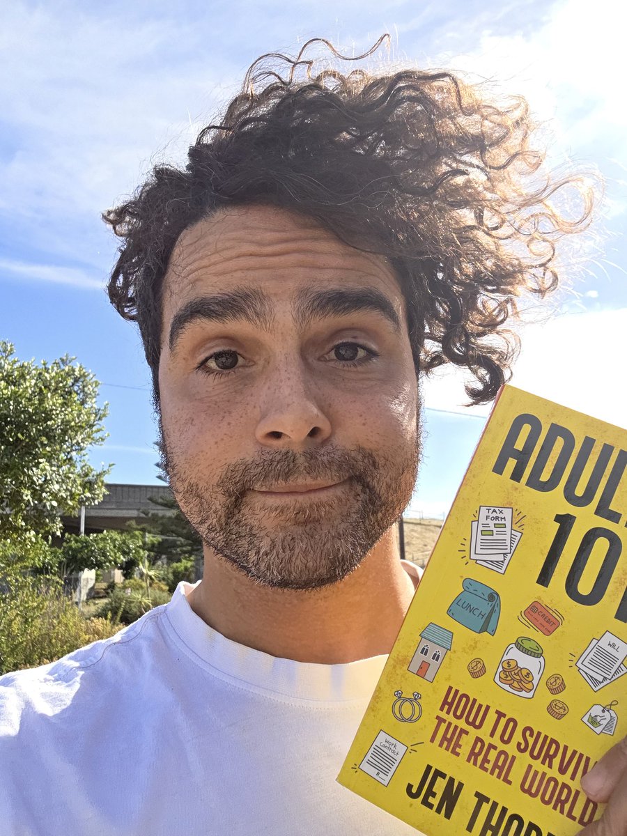 ThatLousyNick's tweet photo. Adulting...it's confusing, it's expensive and nobody ever tells you how to do it right. Luckily, @Jen_Thorpe's Adulting 101 is here to tell me all the things about love and life and navigating my damn taxes I really should've learned aaages ago. Great read! https://t.co/0BQXKc9jER