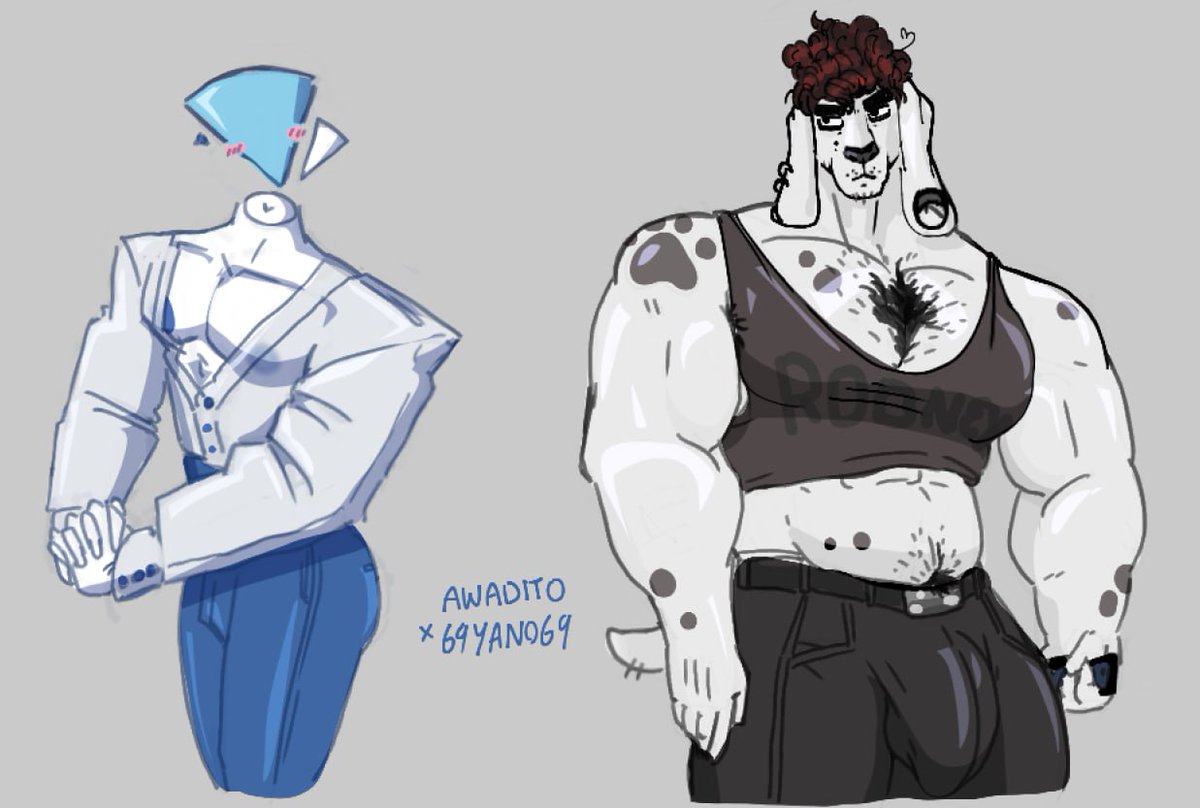 Silly sketches to oc's artists

( <a href="/69yano69/">69Yano69 (comms CLOSED!)</a> ) ✨🐶