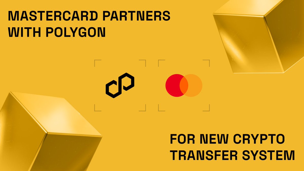 1/2 @Mastercard is bringing Crypto Credential to self-custody wallets, and  @0xPolygon is the first network chosen to power it. Verified username-style  aliases replace long wallet addresses, creating an intuitive, secure flow  that