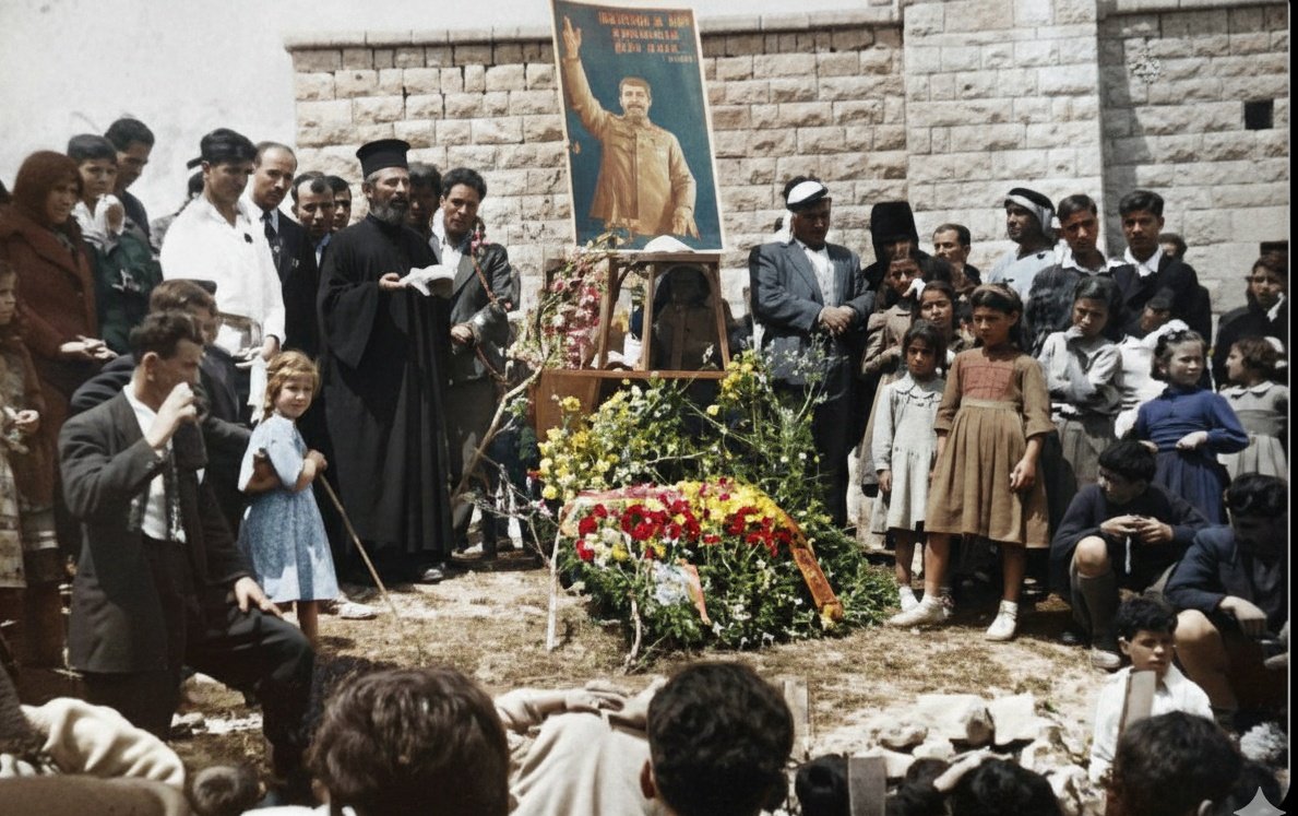 A village in southern Lebanon held an orthodox Christian funeral service when Joseph Stalin passed away in 1953.
