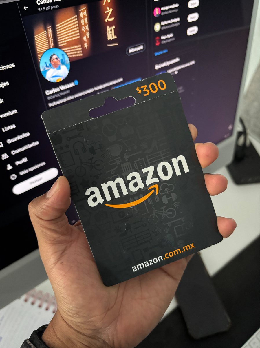 Bandaaaaa!!! volvemos a poner la dinámica para llevarse la Giftcard🎁 porque el que pudo ser el ganador del viernes no contesto jajajaja, así que atentos a sus mensajes que 3:30 de hoy yo contacto al ganador y si no contesta, me sigo con otro al azar 😀

1⃣Darle Retweet a este