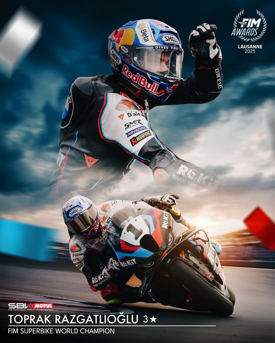 🥇The FIM Awards
📆 6 December

📍Lausanne

📺 Live on FIM-MOTO.TV

Together with all the FIM World Champions, all Circuit Racing Champions will join the Official Closing Event of the season!

<a href="/LausanneCO/">Lausanne, Capitale Olympique</a> <a href="/EtatdeVaud/">Etat de Vaud</a>

#FIMAwards2025 #Lausanne
#Switzerlannd