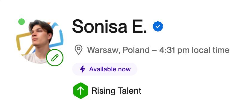 ildar_edit's tweet image. I’ve been working on Upwork for just a bit over a month 💼

and I’ve already earned the Rising Talent badge ⭐

What do you think — is that fast or not? 🤔
