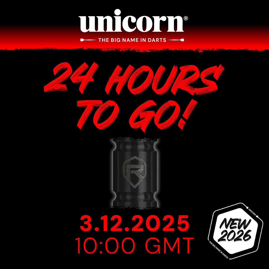 The Darts Referee x Unicorn Darts!

24 Hours To Go!

Are You Ready?

3.12.2025 | 10am GMT

#UnicornDarts #ForEveryPlayer #Unicorn2026 #TheDartsReferee