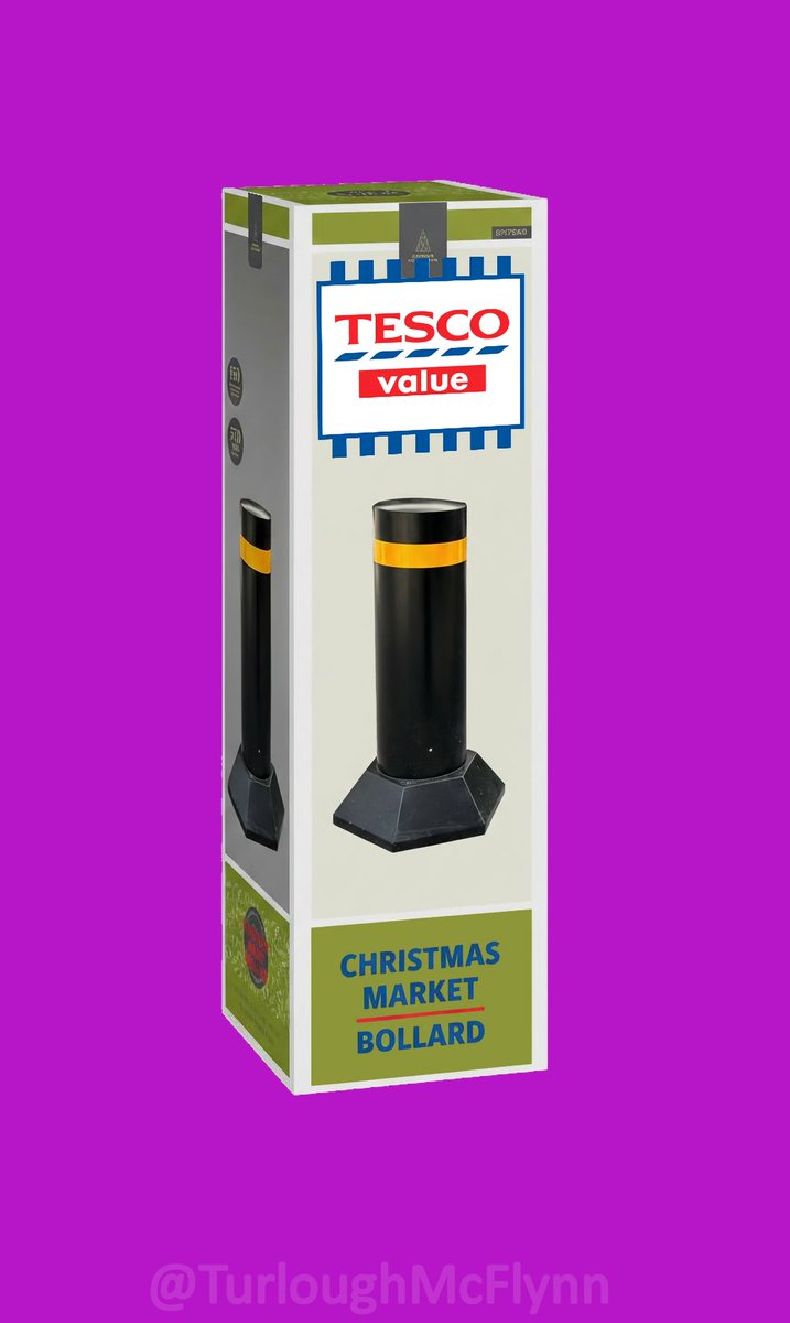 DEBUNKED! #Tesco have NOT renamed 🎄 Christmas Market Bollards to Evergreen Poles.