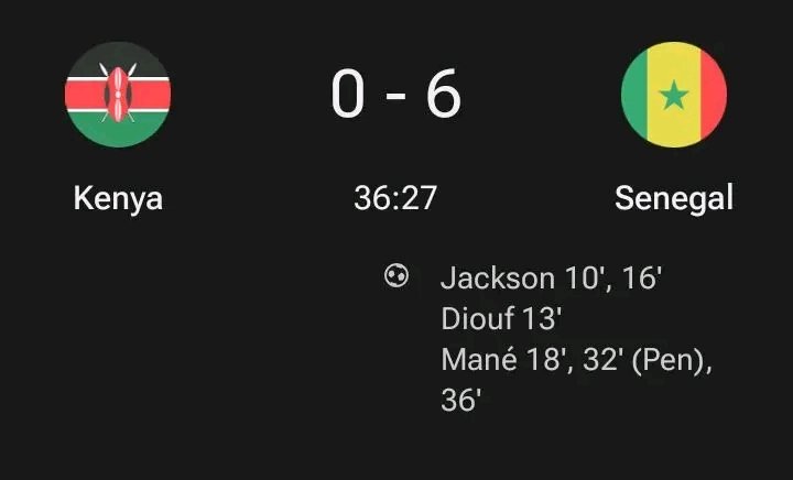 While X was down 

Bro, it took Senegal 35 minutes to summarize Kenya. A country of 57 million people 😭😭😭😭😭