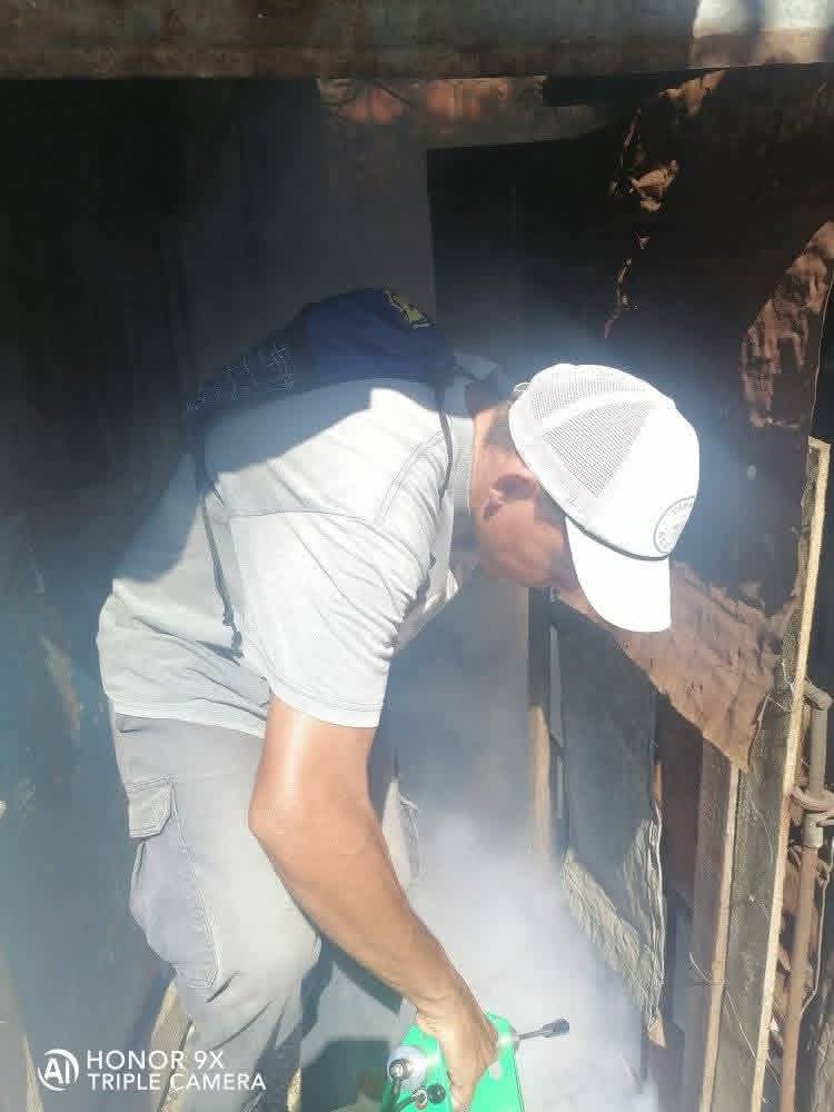 #TodasLasManosTodas. Se intensifica en #Bayamo tratamiento adulticida. La batalla es de todos #UnidosXCuba