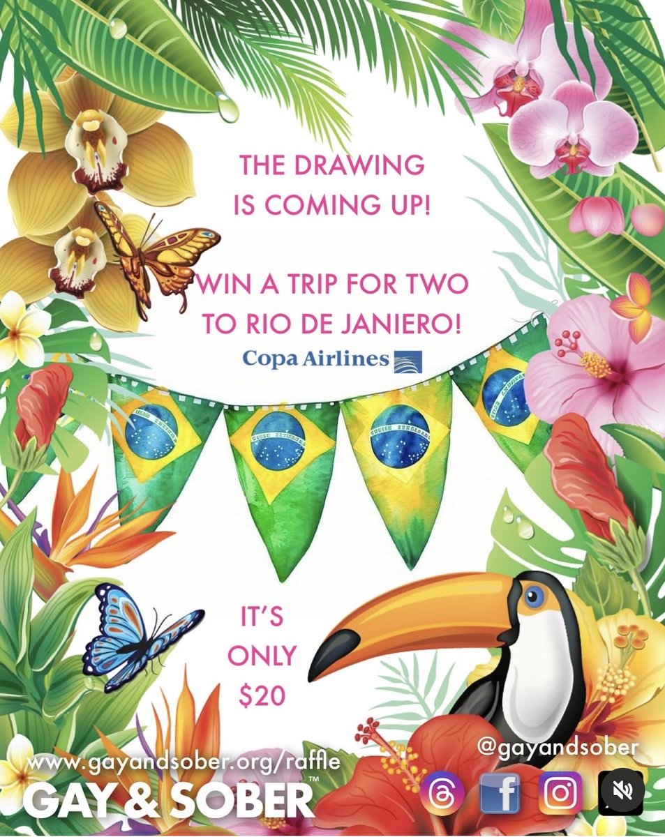 Please help out our fundraising efforts for <a href="/gayandsober/">Gay & Sober</a> and grab some raffle tickets!

I’ll dm you an exclusive video if you buy $50 worth of tickets 

gayandsober.rallyup.com/rio/m/8075d5