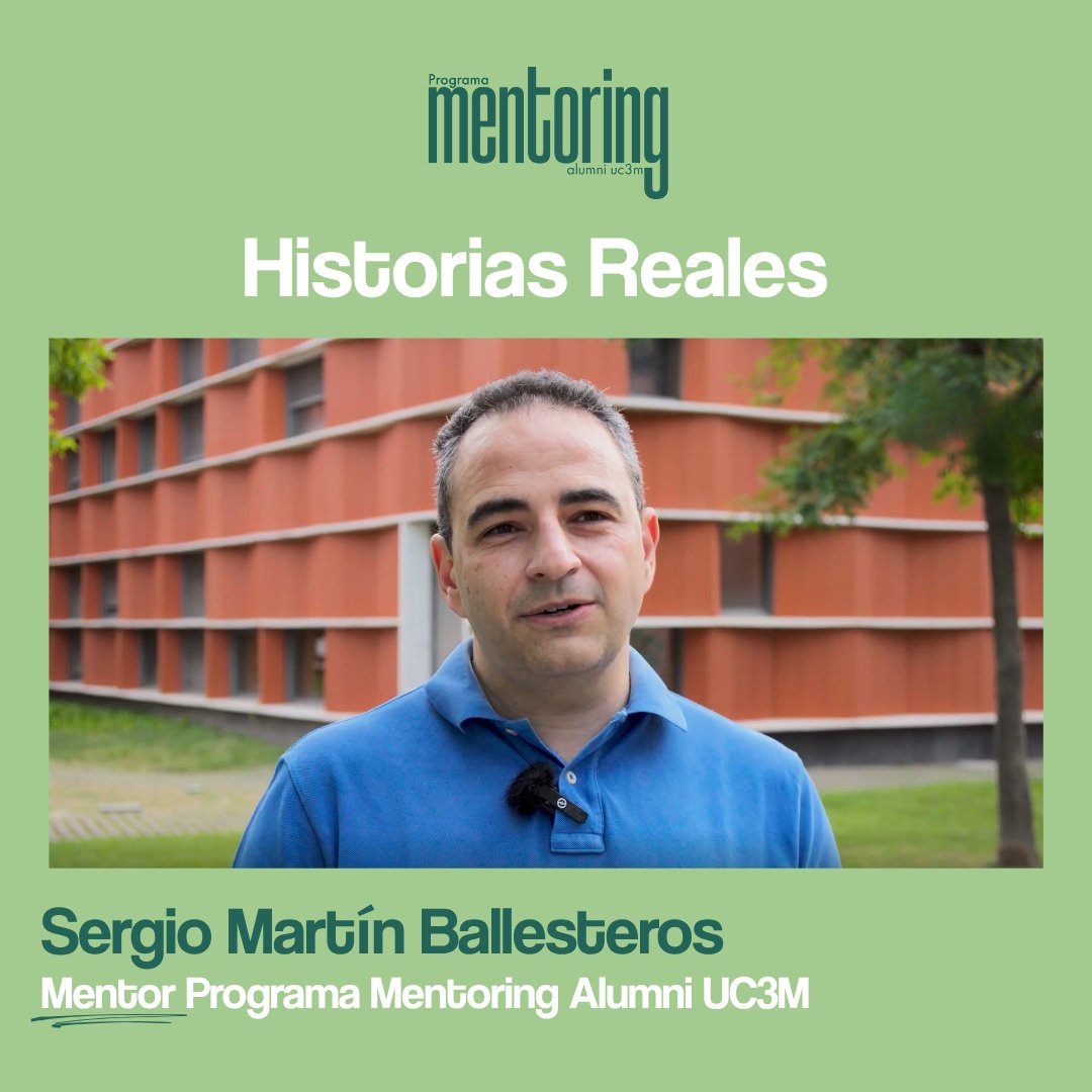 alumniUC3M's tweet image. 🤝 &quot;Ver la gratitud en tus mentees lo vale todo&quot;.

Con esta frase resume su experiencia Sergio Martín Ballesteros, mentor del Programa y #AlumniUC3M en Ingeniería Informática.

👉 Descubre su historia completa y súmate al Programa: youtube.com/watch?feature=…