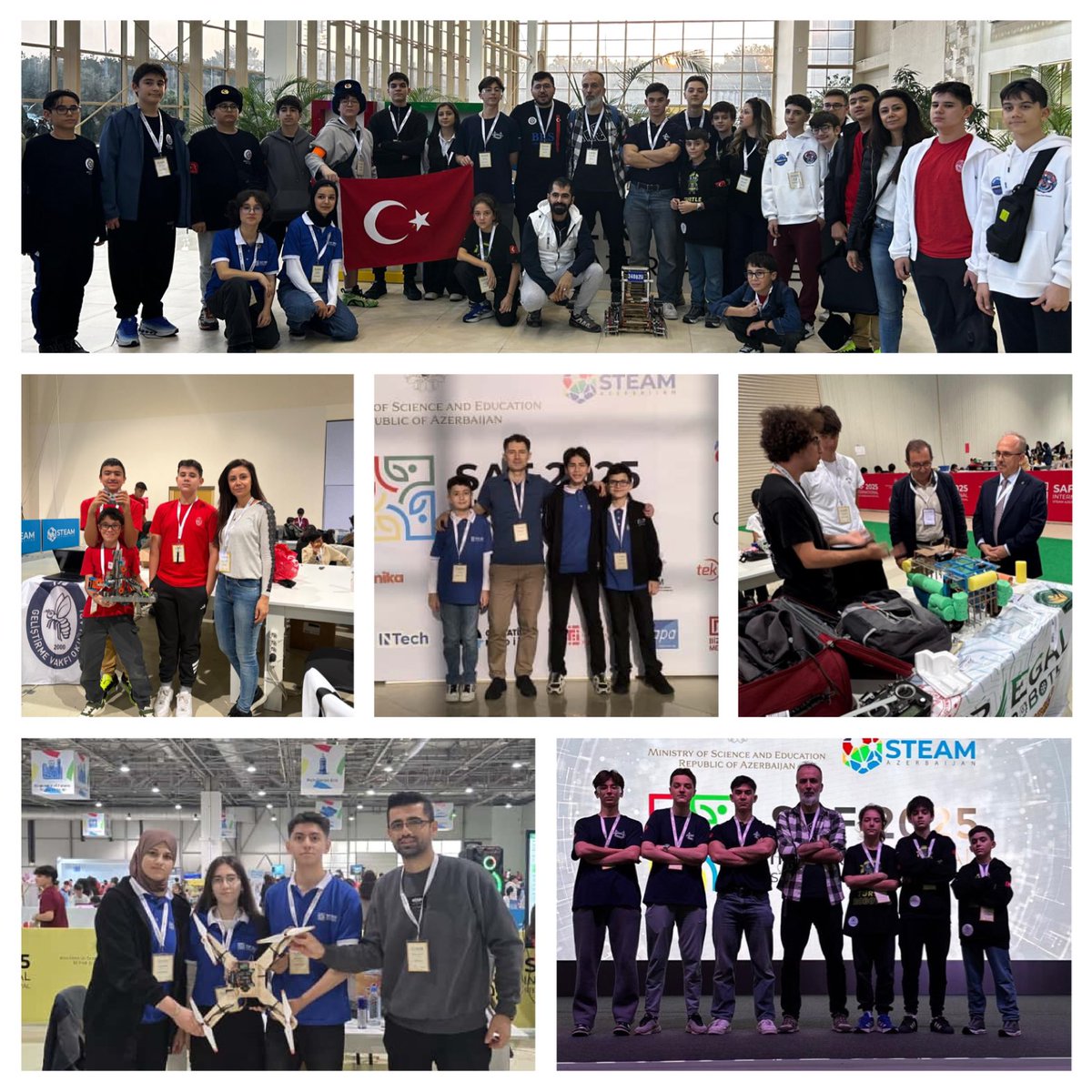 T.C. Bakü Büyükelçimiz Sayın <a href="/Birol_Akgun/">Birol Akgün 🇹🇷</a> , Uluslararası STEAM Azerbaycan Festivali 2025’in açılış törenine katıldı. Bakü Türk Eğitim Kurumlarından iki takımın yer aldığı yarışmaya Türkiye’den de birçok okul iştirak etti. T.C. Bakü Büyükelçimiz Sayın Birol Akgün, yarışmaya