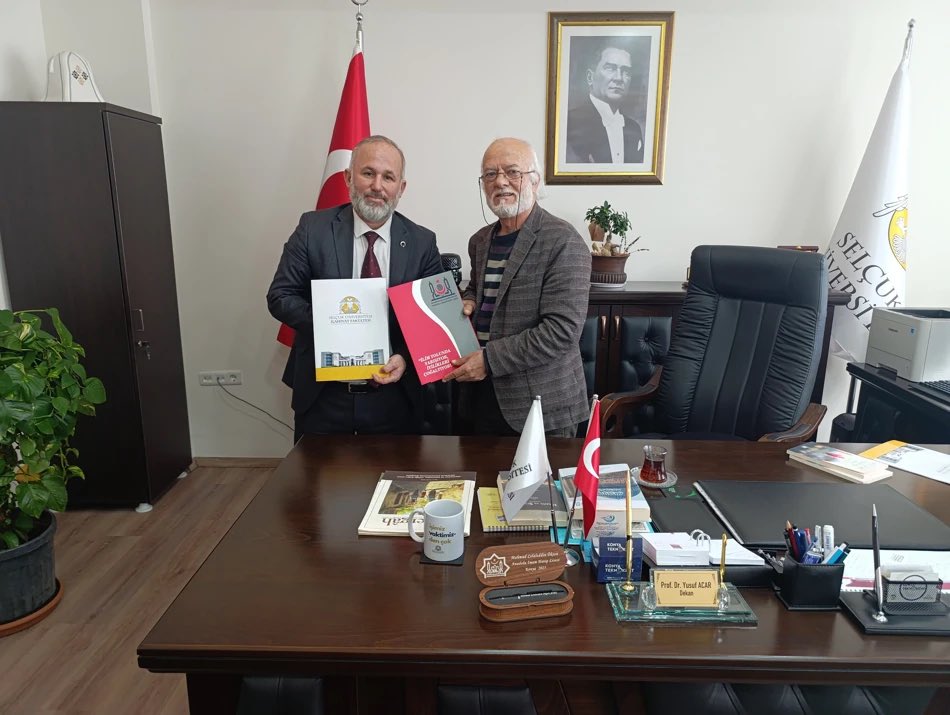 Selçuk Üniversitesi İlahiyat Fakültesi ile Mahmud Celaleddin Ökten Anadolu İmam Hatip Lisesi arasında eğitim, araştırma ve toplumsal hizmet alanlarında iş birliğini güçlendirmeyi amaçlayan bir iş birliği protokolü imzalandı.

selcuk.edu.tr/Birim/fakultel…