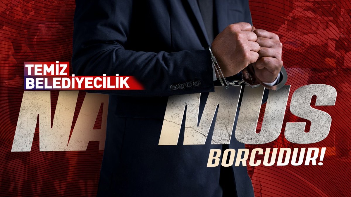 Belediyeleri soyanlar, milletin sofrasından çaldı.

O sofraya göz dikenlerin sonu bellidir: adalet önünde hesap vermek. #EkoSistemHesapVeriyor

Temiz belediyecilik namus borcudur!