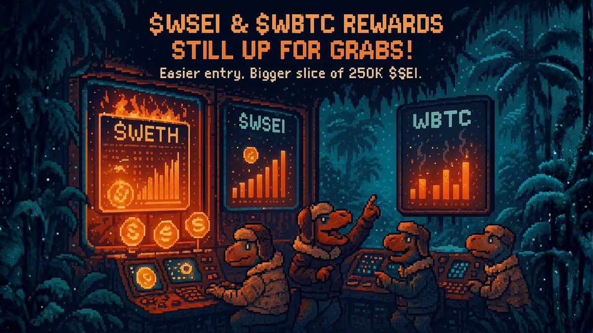 $WSEI &amp; $WBTC Rewards Still Up for Grabs!

While $WETH is roaring past 7.8M+,
these two markets are still warming up... 👀

If you’re hunting for an easier entry and a bigger slice of the 250K $SEI rewards — now’s your time to jump in. 🦖⚡

Join the roar →
