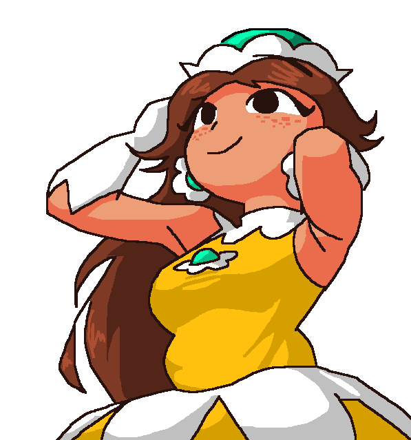 joining the trend (yea it looks like shite)

idk frieren that much so im doing princess daisy