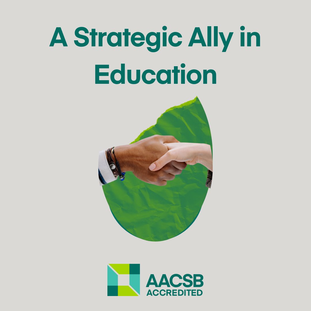 AACSB's tweet image. AACSB works alongside ministries and accrediting agencies in 20+ countries.

Together, we strengthen business education quality, align to global standards, and future-proof national development.

Learn more: aacsb.edu/educators/accr…

#EducationPolicy #QualityStandards #AACSBImpact