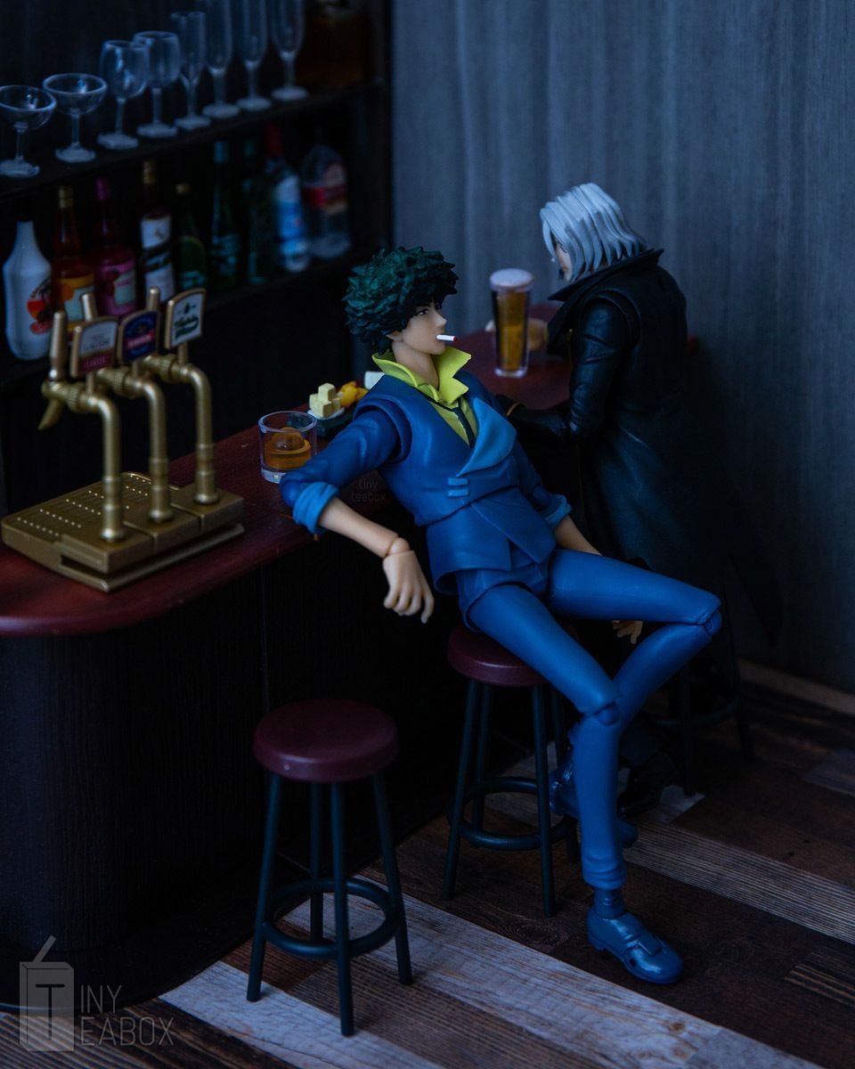 tinyteabox's tweet image. Old memories 🥃
#toyphotography #cowboybebop #spikespiegel #shfiguarts #shfiguartsphotography