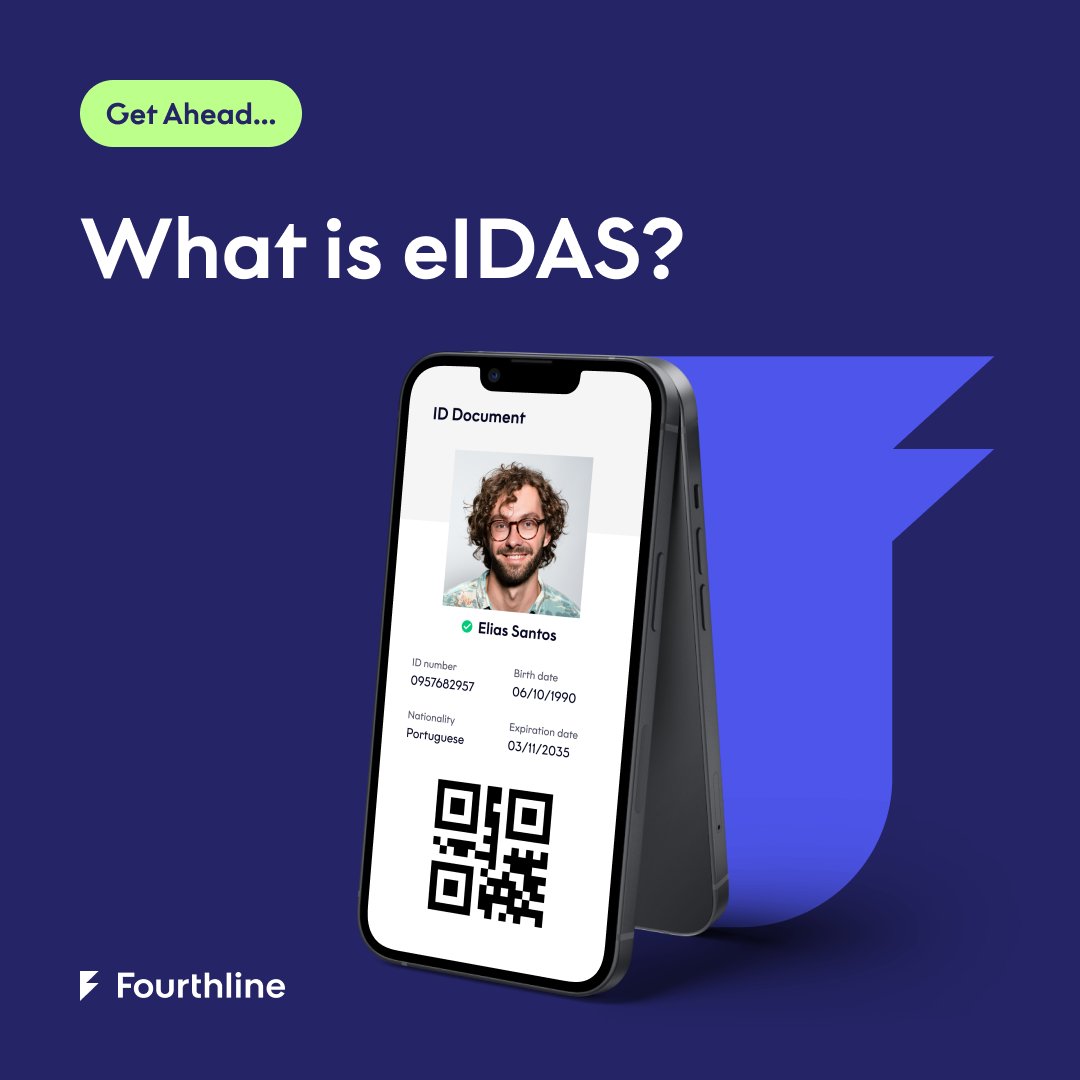From digital IDs to e-signatures, eIDAS supports trusted services across the EU. The next phase, eIDAS 2.0, aims to reflect today’s digital realities. 👉 Here’s what you need to know: fourthline.com/glossary/eidas

#eIDAS #IdentityVerfication #Future #Innovation #eID