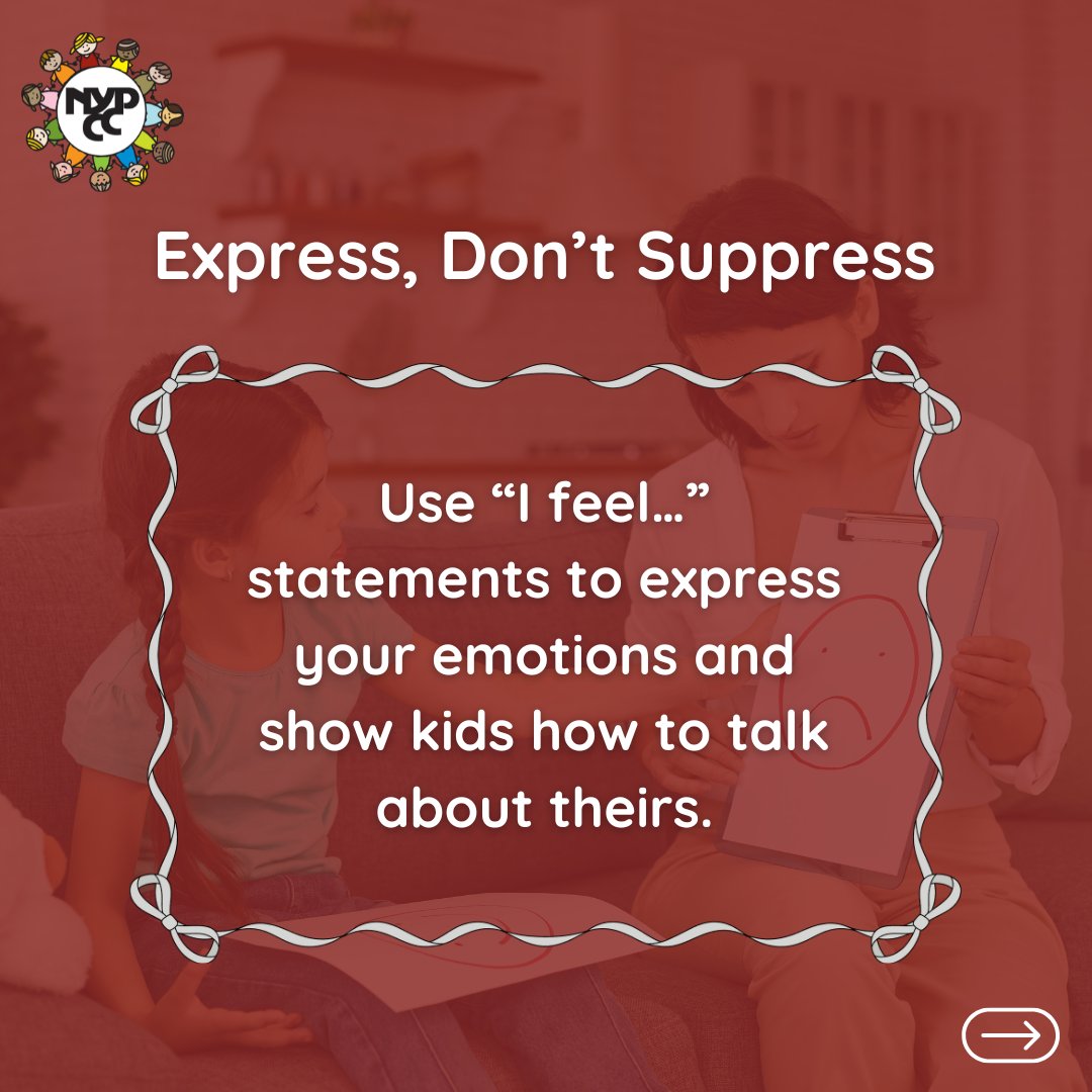 NYPCC1's tweet image. This #TeachableTuesday is all about Healthy Emotional Expression! Teach kids to share emotions with &apos;I feel&apos; statements. 💭 Calm adults show that emotions are natural. ❤️ #NYPCC #CaringForTheCommunity #ParentingTips #EmotionalWellness #TeachableTuesday