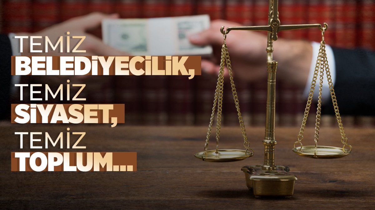 Temiz belediyecilik, temiz siyaset, temiz toplum…
Bizim tarafımız belli: Rüşvetin değil, adaletin yanındayız.
Kirli eller belediyelerde tutunamayacak!

#EkoSistemHesapVeriyor