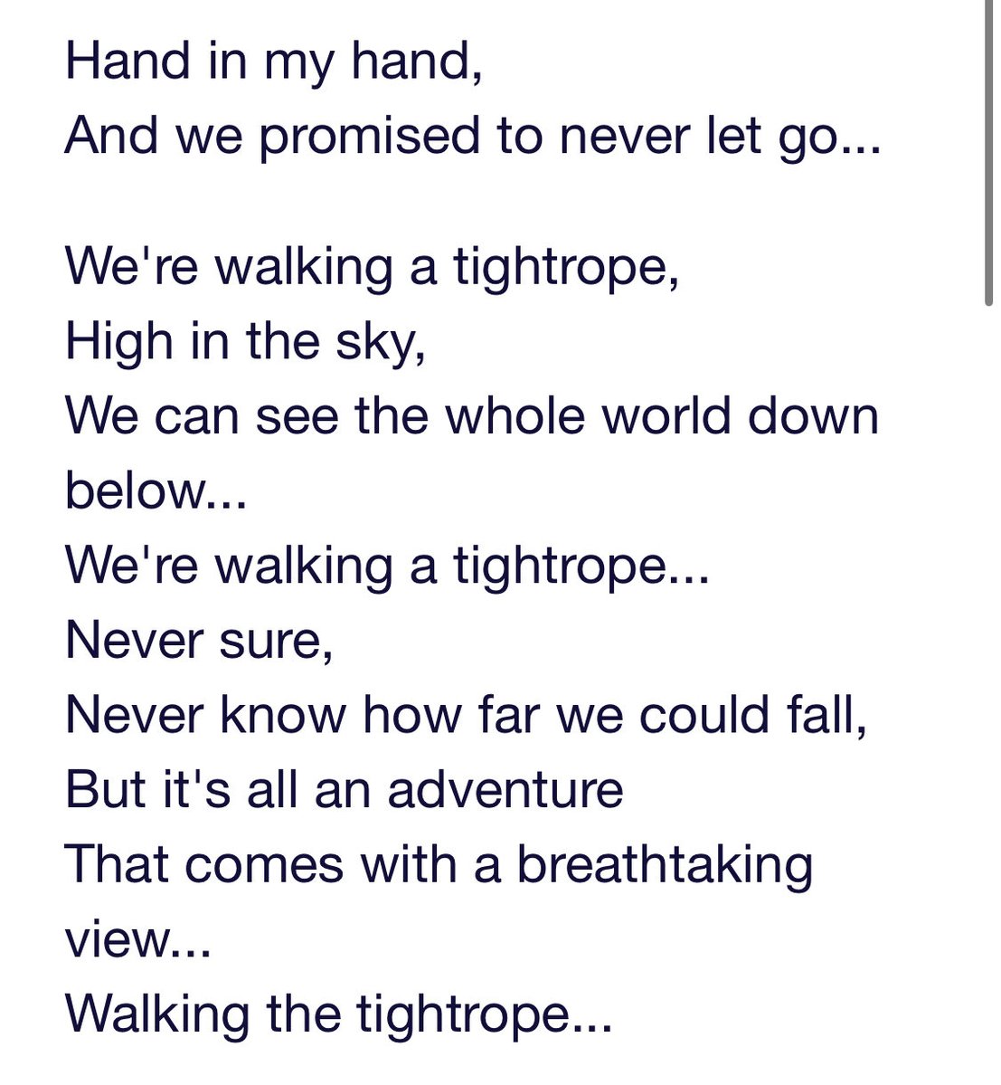 my top two for penn and emmrich are “don’t think twice” by hikaru utada and “tightrope” from the greatest showman! 🩵💜