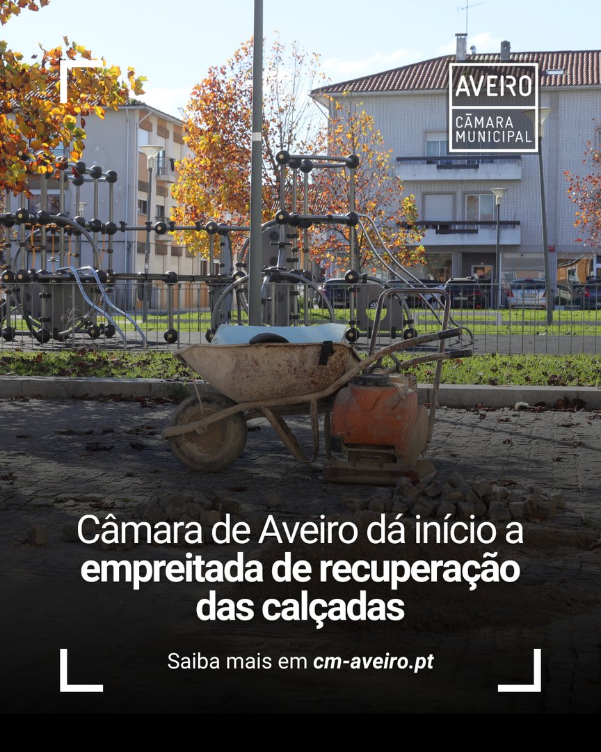 Já arrancou a empreitada de recuperação e requalificação das calçadas e passeios do Município de Aveiro. 
Os trabalhos começaram no Largo do Alboi e irão avançar, de forma faseada, por várias zonas da cidade e freguesias.

#municipiodeaveiro #aveiro
