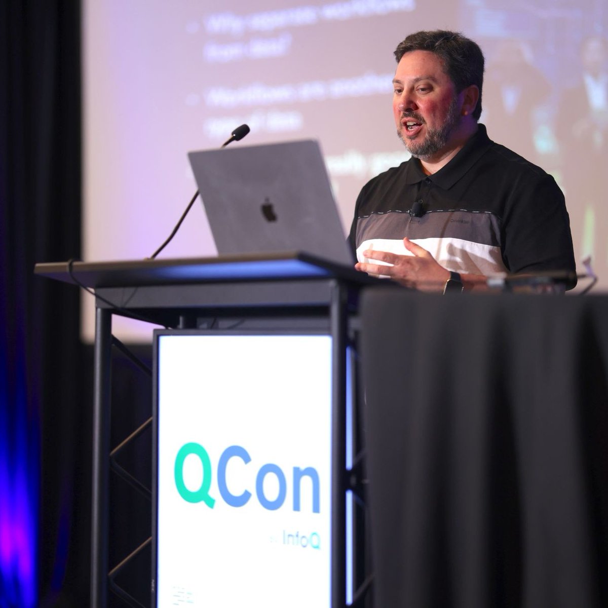 DBOS_Inc's tweet image. Thanks QCon for having @qianl_cs and @jedberg. Their talk covered how durable computing and DBOS Transact boost reliability, remove heavyweight workflow coordinators, and reduce both complexity and cost.