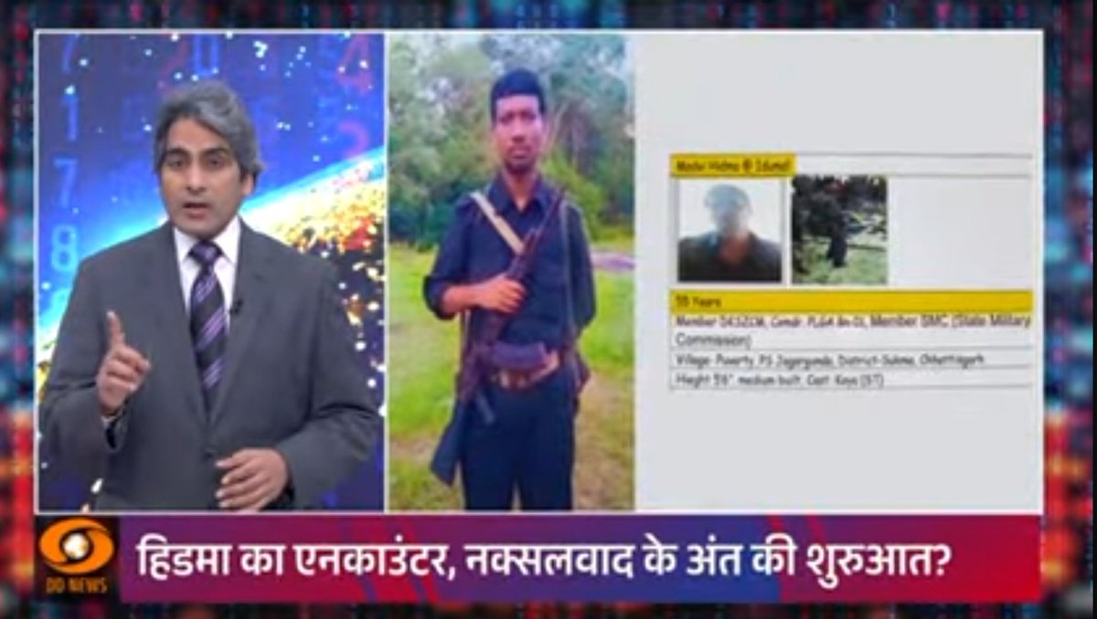 SurbhiTiwari_'s tweet image. आपका बहुत बहुत धन्यवाद सुधीर जी, इस दुर्दांत नक्सली की मृत्यु का विश्लेषण कर रहे हैं। मेरे राज्य को इस नक्सली ने अनगिनत घाव दिया है।
कनेक्टेड सुधीर जी 😊🙏 #DecodeWithSudhirChaudhary
