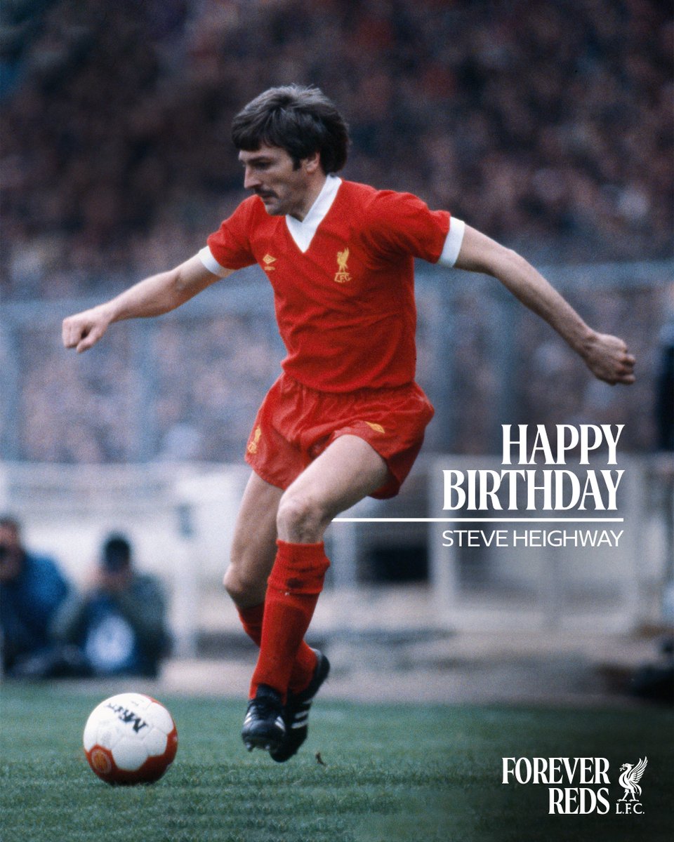 "Stevie Heighway on the wing, we had dreams and songs to sing!” 🎶

Best wishes on your birthday 🎂✨