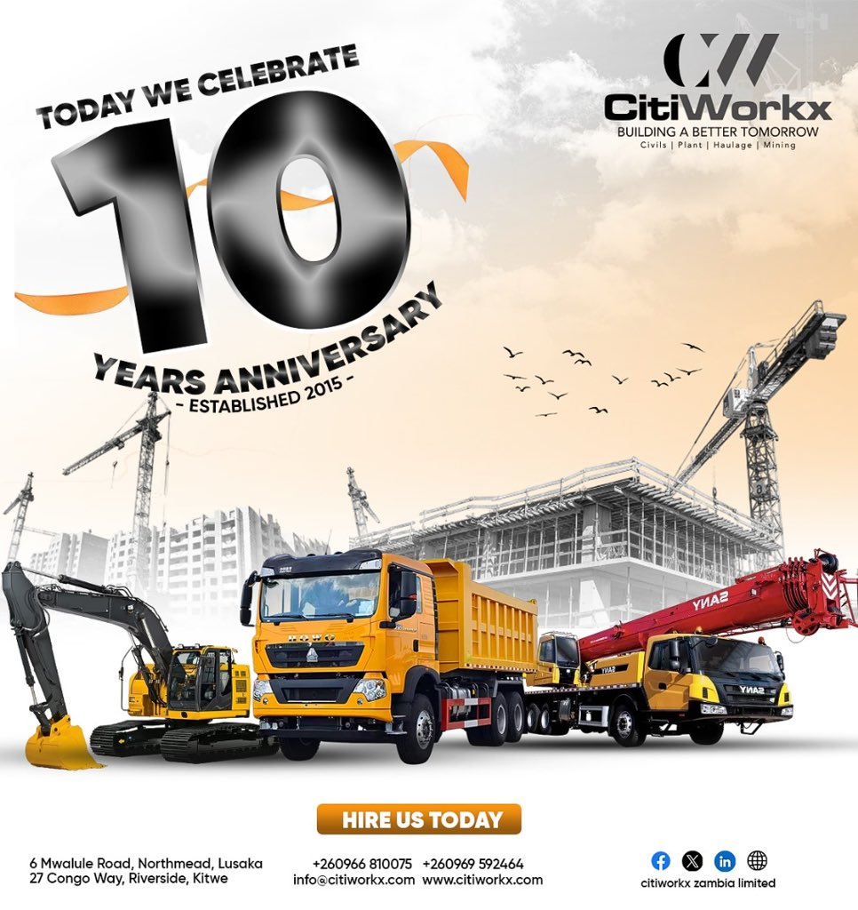 citiworkx's tweet photo. Today, we celebrate a remarkable milestone - 10 incredible years of Citiworkx. 
A decade of growth, learning, and success. A decade of dedication, hard work, and passion. A decade of building relationships, fostering innovation, and shaping the future.

#citiworkx@10. https://t.co/0n96q2dFzv