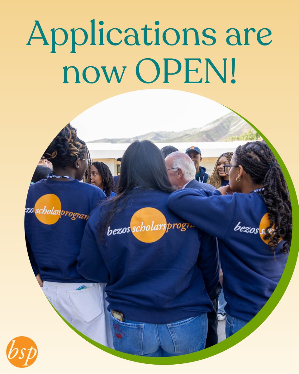 Bezos Scholars Program tweet media