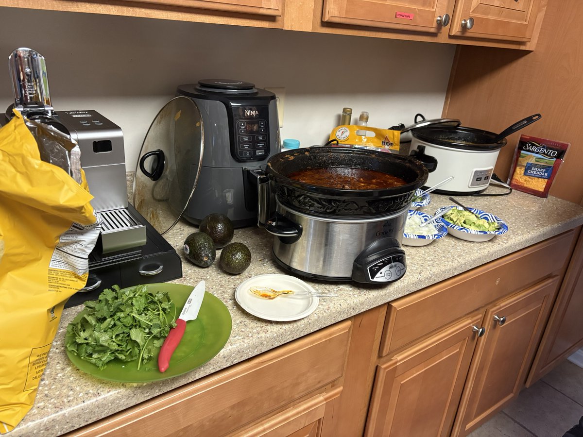 ThinkSecureNet's tweet image. It was a chili day in the office, but the competition was hot!!!
Congratulations to Tony for winning the competition with his barbeque rib chili. Even though he won’t disclose his secret recipe, at least we have plenty of leftovers to keep us going!

#ThinkSecureNet #ChiliCookOff