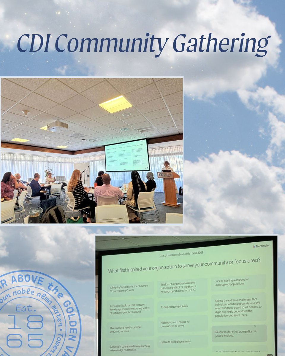 Thank you to everyone who joined and spoke at our Community Gathering Event. Your insight and presence added so much value, and we were so grateful for the time and thought you shared with our community partners. We are excited to continue working toward our shared goals! #KUCDI
