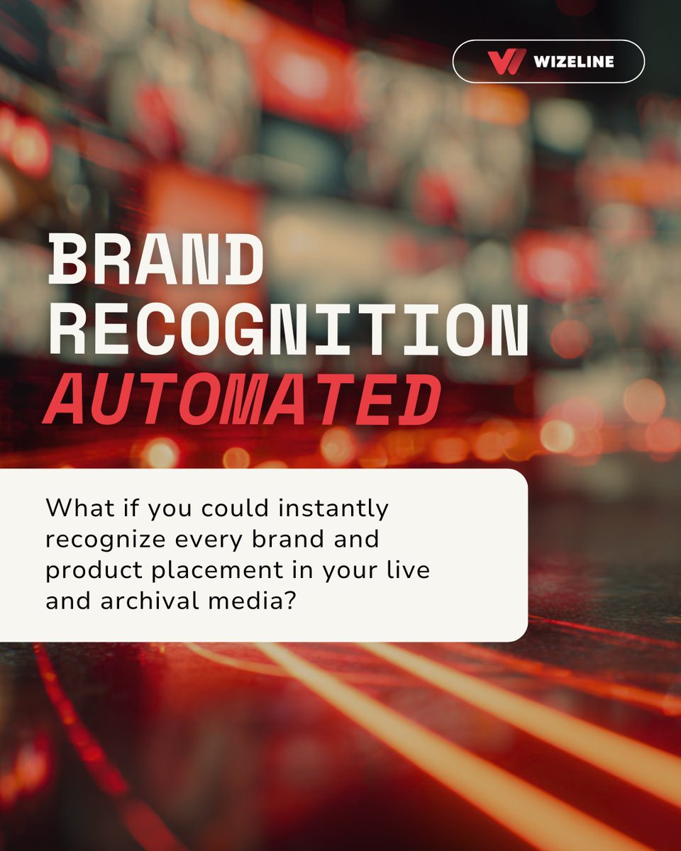 wizelineglobal's tweet image. 🤖 AI-Powered Brand Recognition: Stop Guessing, Start Automating

Instantly recognize every brand and product placement in your live and archival media with WizeMedia Suite™.

#ContentAutomation #Innovation #FutureOfMedia