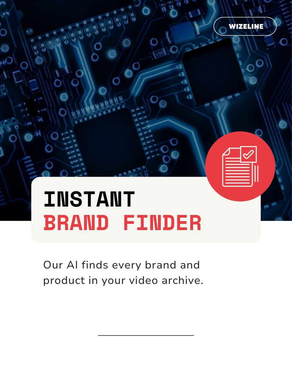 wizelineglobal's tweet image. 🤖 AI-Powered Brand Recognition: Stop Guessing, Start Automating

Instantly recognize every brand and product placement in your live and archival media with WizeMedia Suite™.

#ContentAutomation #Innovation #FutureOfMedia