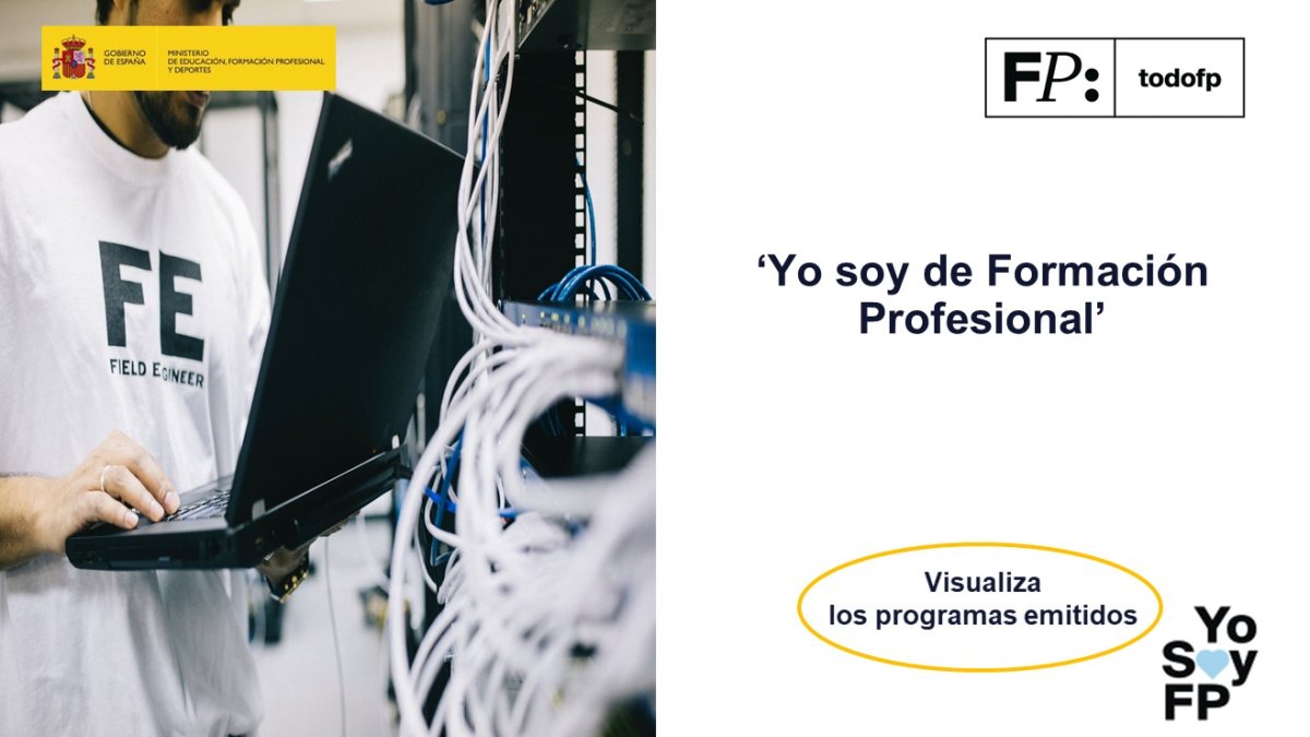 📢 “Yo soy de Formación Profesional”.  #TodoFP #YoSoyFP
🔴 Visualiza los programas emitidos en <a href="/la2_tve/">La 2</a>
🔎 rtve.es/play/videos/yo…