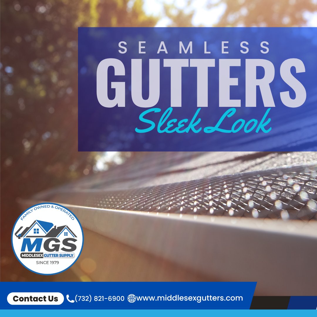 middlesexgutter's tweet image. We offer seamless gutters near you! 
Upgrade to high-quality seamless gutters from MGS for a sleek look and superior water drainage. Our durable, leak-free gutter systems protect your home from water damage and reduce maintenance.
#SeamlessGutters #MGS #GutterProtection #NearYou