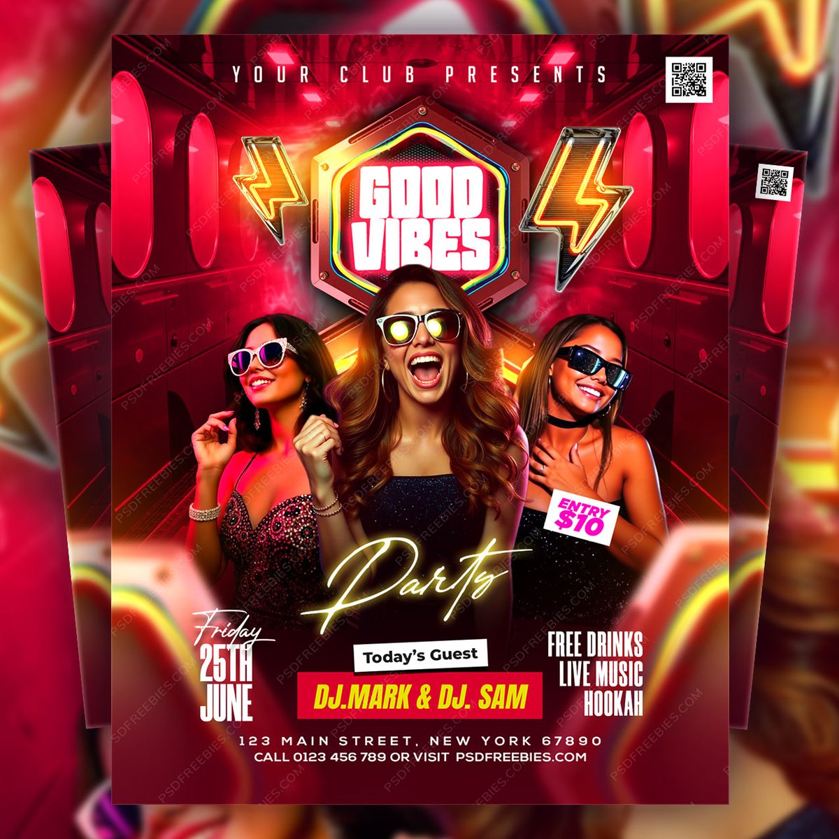 PSDFreebies's tweet image. Download the Editable Night Club Music Party Flyer PSD.
Link Here &amp;gt;&amp;gt; psdfreebies.com/psd/flyers/edi…

#NightclubFlyer #DJParty #MusicEvent #PartyFlyer #ClubEvent #EditablePSD #PhotoshopFlyer #WeekendVibes #PartyPromotion #SocialMediaFlyer