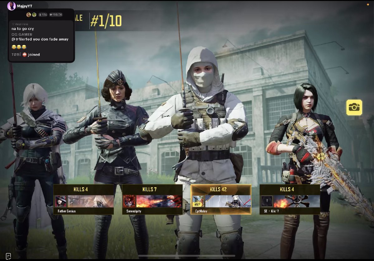 Liverecordcodm's tweet image. Malay just completed the 1M naira kill challenge 😭🔥 42 kills 

This man is differentttt #CallofDuty