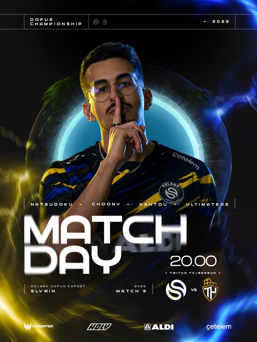 🔵 Dofus Championship - Day 3

La meilleure équipe du monde est enfin de retour et vous connaissez la chanson — on va encore tout gagner ✌️😁

🟨 twitch.tv/Sapeuh
🟦 20H00 - #SLYWIN