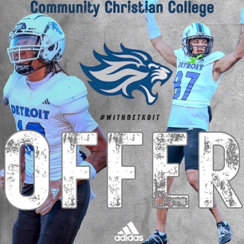 Dthawkinn's tweet image. Truly blessed to say I have received my first offer from 🙏
@CCCLionsFB 
@coachmattjohn